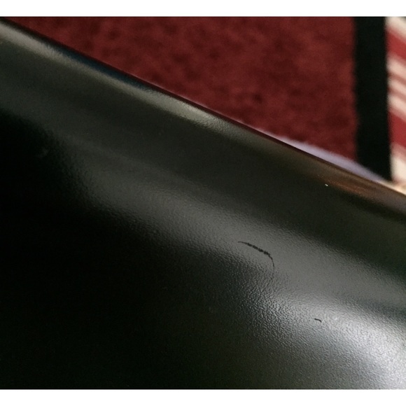 Kate Spade Black Fold-Over Wallet with Red Lining - Picture 8 of 8